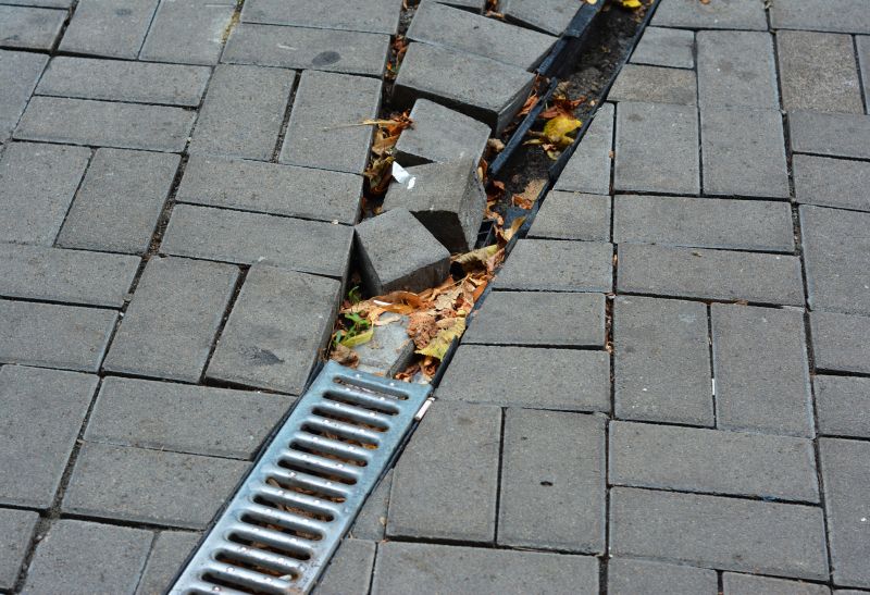 Patio Drain Installation